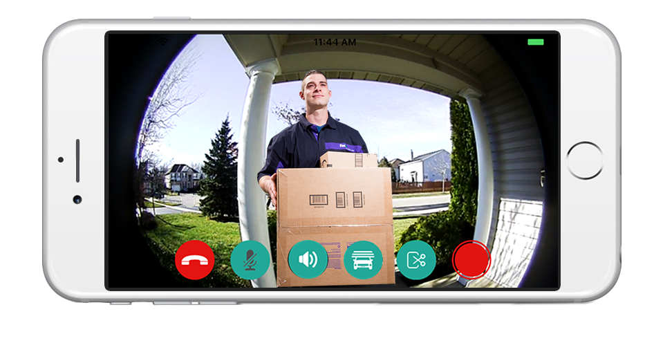 Speak to the delivery man to place package in garage